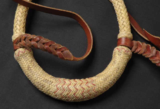 ortega hackamore detail autry